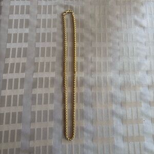 Elegant Mens Gold Plated Chain Necklace